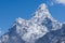 Ama Dablam mountain peak, famous peak of Everest region, Nepal