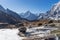 Ama Dablam mountain peak in a morning, Everest region, Nepal