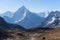 Ama Dablam mountain peak in a morning, Everest region, Nepal