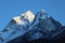 Ama Dablam is a mountain with sky background attract many climbers