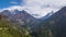 Ama Dablam and Taboche Mountains on sunny day. Himalaya, Nepal