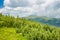 Amaizing Landscape from the Top of the Carpathian Mountains