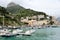 Amalfi coast, Italy - boats in the harbor of Cetara