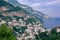 Amalfi Coast Positano beautiful view sunset hill old houses Italia landmark Italy