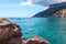 Amalfi coast seaview on sunny day. Minori, Italy