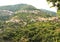 Amalfi Coast views of the homes built into the mountain cliffs