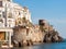 Amalfi, famous city of the homonymous coast, Italy.