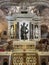Amalfi, Italy, September 26, 2023: Cathedral of St. Andrew in Amalfi, Italy. Fragment of the interior of the underground crypt,