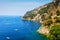 Amalfitan coast near Positano Italy