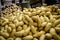 Amandine , early potatoes in the marketplace