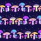 Amanita, inedible mushroom, multi-colored fly agaric on a dark background. Bright summer illustration in cartoon style