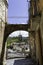 Amantea, stone arch, access to the ancient city, Italy