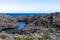 Amarilla - Scenic view on beach Playa El Barranco near Amarilla, Golf del Sur, Tenerife, Canary Islands, Spain, Europe, EU.