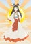 Amaterasu Japanese goddess image