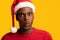 Amazed Black Guy In Santa Hat Emotionally Reacting To Shocking Christmas Offer