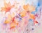 An amazing Abstract Dry Watercolor Floral Pnting is very clean.