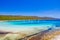 Amazing Adriatic coast in Croatia. Turquoise lagoon on Sakarun beach on Dugi Otok island