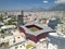 Amazing Aerial View of Air Albania Stadium in Tirana - Drone Shot