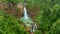Amazing aerial view of Cikaso waterfall