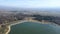 Amazing Aerial view of Drenov Dol reservoir, Bulgaria