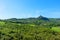 Amazing aerial view of Fortress of Tentennano, Tuscany, Italy