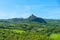 Amazing aerial view of Fortress of Tentennano, Tuscany, Italy