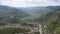 Amazing Aerial view of iskar gorge near village of Bov, Bulgaria