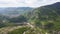 Amazing Aerial view of iskar gorge near village of Bov, Bulgaria