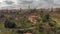 Amazing aerial view of Siena medieval skyline, Tuscany