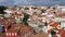 Amazing Alfama in the historic district of Lisbon from above
