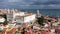 Amazing Alfama in the historic district of Lisbon from above