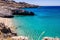 Amazing Ammoudi Beach in Crete island, Greece