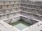 Amazing architecture of an ancient step well in Hampi