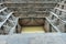 The amazing architecture public bath and step well around Hampi