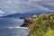 Amazing atlantic ocean view with rocks of Sao Miguel island