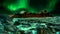 Amazing Aurora Borealis in Iceland sky animation video