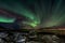 Amazing aurora borealis - northern lights