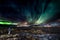 Amazing aurora borealis - northern lights