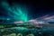 Amazing aurora borealis - northern lights