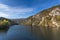 Amazing autumn ladscape from dam of The Krichim Reservoir, Rhodopes Mountain, Plovdiv Region, Bulgaria