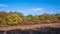 Amazing Autumn landscape of Cherna Gora Monte Negro mountain, Bulgaria