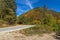 Amazing Autumn Landscape of Rhodope Mountain near town of Devin, Bulgaria