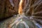 Amazing Avakas gorge, nature landscape, Cyprus. View of the popular canyon, tourist attraction in Paphos district