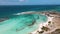 Amazing baby beach and coast on Aruba, Caribbean, white beach with blue ocean tropical beach