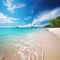 Amazing beach nature. Exotic dream landscape. Beautiful tropical beach