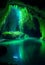 An amazing beautiful nature cave, Generative AI Illustration