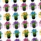 The Amazing of Beautiful Tulips Illustration, Pattern Wallpaper