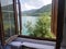 Amazing and beautiful view to Zavoj lake