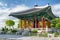 Amazing bell pavilion at Yongdusan Park of Busan, South Korea