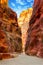 Amazing canyon of famous Petra, Jordan